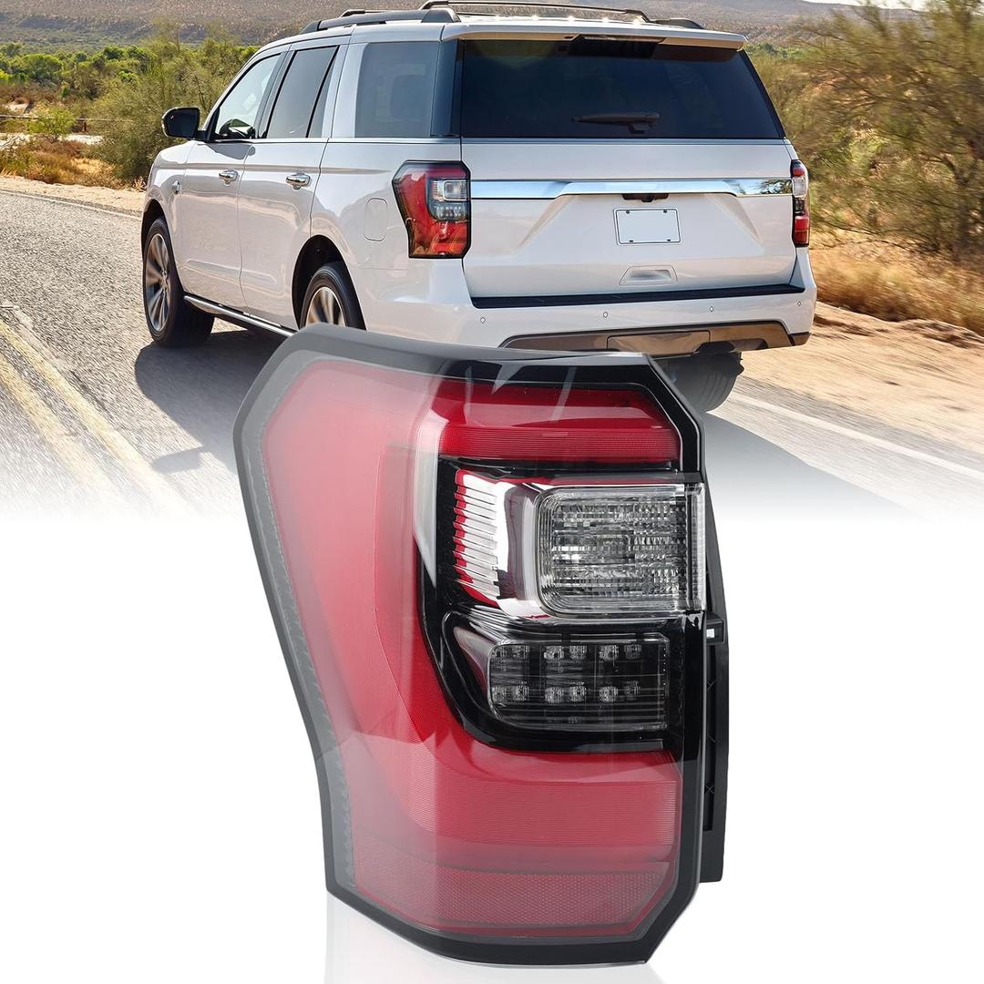 LED Tail Light Compatible with Ford Expedition Limited Platinum King Ranch 2018 2019 2020 2021 Left Driver Side JL1Z-13405-H