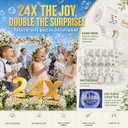 24 Pack White Bubble Guns for Wedding, Automatic Wedding Bubble Guns Bulk, 24-piece Set