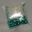 10150 Pieces Black Beads No Hole Bead for Vases, DIY Vase Filler Kit Highlight Beads Bead Vase Filler for Centerpieces, Wedding, Birthday, Anniversary, Christmas Centerpiece, Green