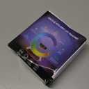 LED Table Lamp with Wireless Charger, G Shaped Night Light Lamp with Bluetooth Speaker, Sunrise Alarm Clock, Smart Mini Atmosphere Lamp for Bedroom, Office, Living Area (White)