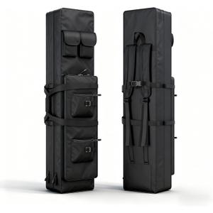 Fishing & Tactical Universal Bag - 600D Waterproof Oxford Fabric, Durable, Multi-Storage Pockets for Well-Protected Fishing Gear, Ideal Gift for Men (Black)