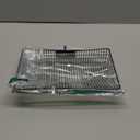 Lasnten 4 Pcs Stainless Steel Sand Sifter Wide Sand Flea Rake Set Detachable Long Handle 54 Inch Shell Scooper for Beach Basket Sifter with Beach Shovel Mesh Bag for Picking Shell Collecting Fleas