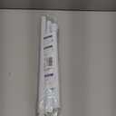 White Tension Curtain Rod for Windows 28 to 48 inch, Adjustable Expandable Pressure Spring Curtain Rod No Drilling, 7/8" Curtain Rod for Bedroom Doorway Closet Door