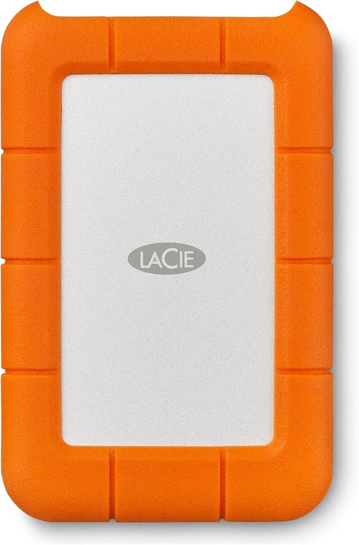 LaCie Rugged Mini 5TB, Draagbare Externe Harde Schijf, 2.5", voor PC and Mac, Schok- en valbestendig, Data Rescue Service (B07WW1RJ9R)
