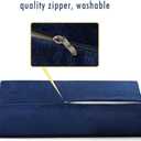 Soft Memory Foam Sleeping Pillow for Lower Back Pain,Multifunctional Lumbar Support Cushion for Hip,Sciatica and Joint Pain Relief,Orthopedic Side Sleeper Bed Pillow, 23x10