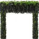 U'Artlines 10Pcs 7.2 Ft/Piece Artificial Wisteria Garland Silk Fake Black Wisteria Flowers Hanging Greenery Vines Garlands Rattan for Home Garden Wedding Arch Party Indoor Outdoor Dcor