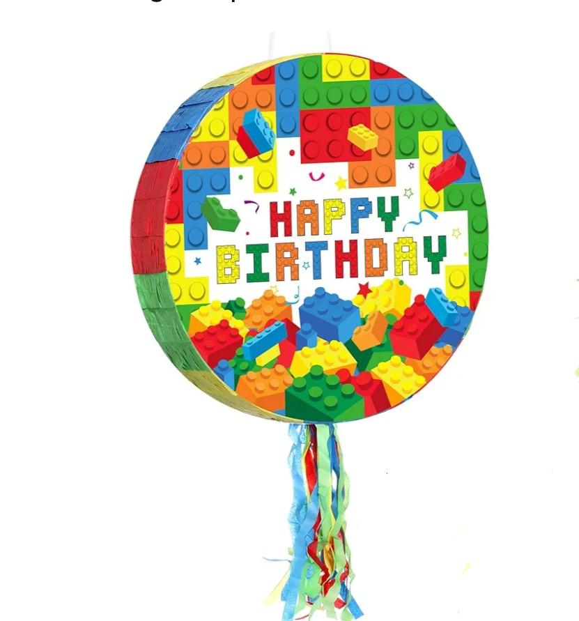 Jexine Birthday Block: Bat and blocks for carnival and party decorations