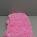 qulint Pink Rug for Bedroom, 2x3 Fluffy Area Rugs for Living Room, Small Soft Shag Fuzzy Shaggy Carpets for Kids Boys and Girls Dorm with 4 Non-Slip Rug Tapes for Room Home Decor (2ft x 3ft, Pink)