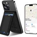 ExtreLife for Magsafe Wallet, Works with Apple Find My, 8-Card Holder, Adjustable Stand, Magnetic Wallet for iPhone 16/15/14 Pro Max/14 Pro/14/14 Plus/13/12 Series, RFID Blocking, Carbon Fiber