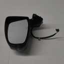 A-Premium Left Driver Side Power Door Mirror - Compatible with Honda Fit 2015-2020 - Non-Heated Manual Folding Black Smooth Outside Rear View Mirror