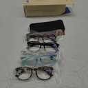 CCVOO Mix & Match Reading Glasses for Women - Lightweight, Comfortable Fit, Clear Vision - Blue Light Blocking (A1)