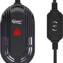 hygger Small Aquarium Heater, 100W Submersible Betta Fish Tank Heater with Adjustable Temperature External Controller, Turtle Heater with LED Display for up to 20 Gallon Tanks