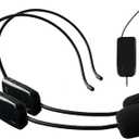 Wireless Microphone System for 2 People, 2.4G Dual Wireless Headset Mics Ideal for Speakers, Voice Amplifier, PA System, Teacher, Tour Guides, Fitness Instructor