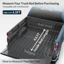 OEDRO Hard Tri-Fold Tonneau Cover Fit for 2022-2026 Ford Maverick 4.5ft Bed