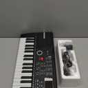 61 Key Keyboard Piano, Portable Electronic Keyboard Piano for Beginners with Speakers, Microphone, Sheet Music Stand, 100 Voices, 100 Rhythms, Digital Music Keyboard Built-In Speakers - Black