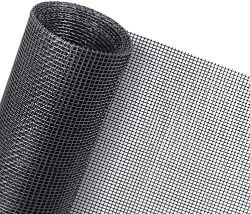 Senneny 39" x 106" Adjustable Window Screens, DIY Custom Fiberglass Screen Mesh, Window Screen Replacement for Windows Doors and Patio Screens, Premium Pet Screen (39" x 106", Gray)