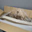 OLIXIS Criss Cross Chair with Wheels Wide Cross Legged Office Desk Vanity Chair Comfy Fabric Armless Adjustable Swivel for Home Computer Task PU Beige