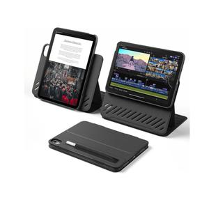 ESR for iPad Air 11 Inch Case M3/M2 (2025/2024), iPad Air 5th/4th Gen Case (2022/2020) 10.9 Inch, Removable Magnetic Cover, Adjustable Portrait/Landscape Stand, 9 Standing Angles, Durable Black