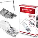 Walking Foot for Brother, Singer, Janome & All Low Shank Sewing Machines | Universal Fit Presser Foot Kit for Quilting, Bag Making, Home Decor (size-006)