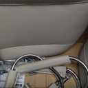 Bar Stools Set of 2 with Back and Armrest, Swivel PU Leather Kitchen Counter Chairs for Island, Sillas para Barra de Cocina, Taburetes para Barra de Cocina, Black