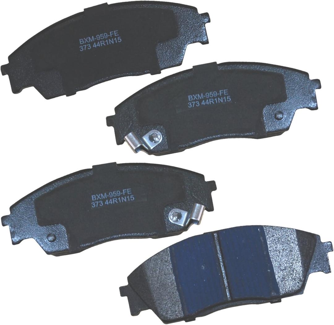 Bendix Premium SBM373 Semi-Metallic Front Brake Pads for Honda Civic 1991-1990, CRX 1991-1990, Prelude 1990-1988