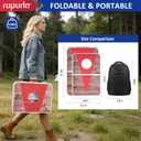 ROPODA Portable Cornhole Board Set,24x16 / 3020in Corn Hole Games for Adults with 8 Bean Bags, Lightweight Aluminum Alloy Edging Cornhole Set for Outdoor Games, Beach and Tailgates