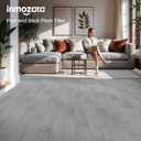 INMOZATA Peel and Stick Floor Tile, 36Packs 54 Sq. Ft Vinyl Flooring Plank 36"x 6" Peel and Stick Vinyl Flooring Tile Waterproof Wood Grain for Bedroom, Living Room, Kitchen, RV(White Gray)
