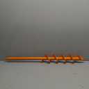 1.6 X 32 inch Auger Drill Bit for Post Hole Digger Garden Hole Drill for Planting Fit for 3/8 Inch Hex Drive Drills Auger for Drills Bulb Planter Tool for Fence Post, Beach Umbrella Holes
