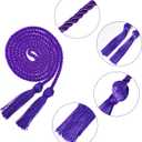 6 Pieces Graduation Honor Cords Tassels Honor Cords with Tassel for Graduation Students