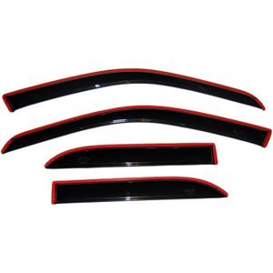 Auto Ventshade [AVS] In-Channel Rain Guards for 2016 - 2022 Honda Pilot (Excludes Touring Models) | Window Vent Visors, 4 pcs. - Smoke | 194557