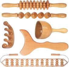 Wood Therapy Massage Tools Maderoterapia Kit Body Sculpting Tools for Lymphatic Drainage and Anti-Cellulite .Wood Massager Roller Rpoe for Back and Muscle Pain Relief (Medium) Wood Therapy Massage Tools Maderoterapia Kit Body Sculpting Tools for Lymphatic Drainage and Anti-Cellulite .Wood Massager Roller Rpoe for Back and Muscle Pain Relief (Medium)