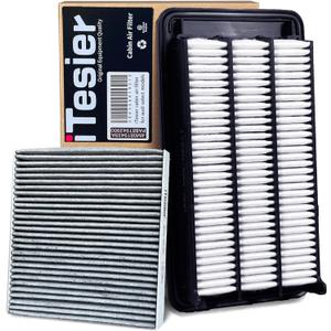 Engine & Cabin Air Filter Kit for CRV (2017-2022) 1.5L Gas, Civic (2016-2021) 1.5L Gas, (NOT for Hybrid /2.0L) Replaces 17220-5AA-A00, 80292-TF0-G01