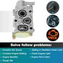 Fast Idle Air Control Valve IACV for Honda CR-V 1997-2001 2.0L Idle Air Control Valve for Honda Accord 1994-1997 2.2L Replace No.16500-P0A-A00/16500-P0A-A01