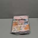 Wonnitar 2x6 Runner Rug for Hallway, Washable Pink Floral Kitchen Rugs Non Slip, Low Pile Soft Botanical Scalloped Runner for Girls Bedroom Bathroom Laundry Room Bedside (Pink, 2'x6')