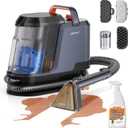 uwant Portable Carpet and Upholstery for Deep Cleaner, 18Kpa Carpet Cleaner Machine for Cars, Pets with Pet Pro Solution and Self Cleaning Set of 1 for Spot, Rug, Couch
