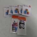 Novelty Erasers Distributed By Seasonal Celebrations Fort Mill 5 PACK, Pop Up Shaker Stickers Distributed By Seasonal Celebrations Fort Mill 2PCS