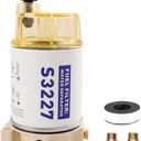 S3227 Fuel Filter Marine Fuel Water Separator Assembly Replacement for Marine Outboard Motor Replace# S3227 320R 490R-RAC-01 18-7948 9-37882 18-7922 18-7922-1