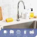 Faucet Mat for Kitchen Sink, Diatomite Stone Drying Mat & Sink Protector, Prevent Moisture, Quick-Dry Splash Guard for Kitchen & Bathroom Counter, Ivory, 23.6" x 3.9"