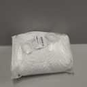 White Boho Shower Curtain, Jacquard Sunflower Textured Shower Curtains for Bathroom, Soft Farmhouse Style Hotel Shower Curtain with 12 Hooks, Grommet Top, Machine Washable, 72x72 inch