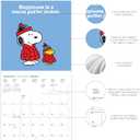 Graphique 2026 Peanuts Wall Calendar | 12 x 12 | Thick Paper | Home & Office Organizer | Large Monthly Grid | 3 Languages & Marked Holidays | 4 Month Preview Page for 2027