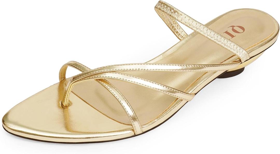 Flip Flops Thong Heels Women Heeled Sandals Low Chunky Heels Slip on Slide Sandals Kitten Heels for Women Party Dress Shoes Size 6