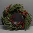 Bluesea 6FT Artificial Norfolk Pine Garland - Faux Christmas Garland, Fake Greenery Garland for Table, Mantle, Wall, Indoor, Outdoor Christmas Decorations (1 Pcs)