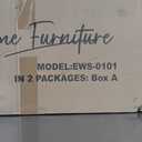 Fireplace TV-Stand with 40" Fireplace - 2 LED Light TV-Stand for 90 95 inch TVs, Entertainment Center with 4 AC Power Outlets, Storage 2 Tier TV Consoles Stand for Living Room, Easy Assembly, White