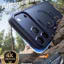 TORRAS Q3 Spin for iPhone 17 Pro Max Case with 360 Magnetic Stand, Camera Control, Fit for MagSafe, 4X Military-Grade Shockproof Case for iPhone 17 Pro Max Phone Case with Kickstand, Deep Blue