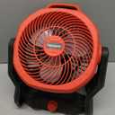 Cordless Jobsite Fan Fit for Milwaukee 18V Battery, Battery Powered Portable Fan with Brushless Motor, 750 CFM Variable Speed,or AC Power for Outdoor, Camping, Workshops, Office, RV(TOOL ONLY), Medium