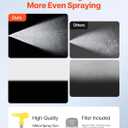 VEVOR Stand Airless Paint Sprayer, 900W, 3300PSI High Pressure Airless Sprayer, Cleaning Brush, Hose, Extension Rod, Nozzles, Electric Spray Paint Machine for Interior or Exterior of House, Fence