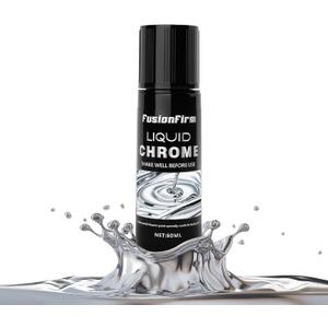 Liquid Leaf Paint - Alcohol-Based Airbrush Paint - High Gloss Finish Silver 2 Fl Oz