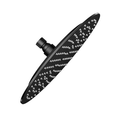 VBFF-Shower Head,rain shower head, 8 inch- Round Shower Head, 1.8 GPM Flow Rate, rainfall showerhead,VBFF11 (Matte Black)