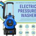 Electric Pressure Washer 4800 PSI Max 3.2 GPM with Foam Cannon Ideal for Cars, Floors, Garage, Driveways & More