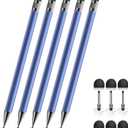 Bopomofo Stylus (5 Pcs),2-in-1 Stylus Pen for Touchscreen, High Precision and Sensitivity, Suitable for iPhone/ipad/Android Tablets, Compatible with Touch Screens,Blue